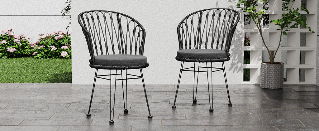 Tavon Outdoor Chair, Set of 2