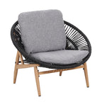Cyril Outdoor Wicker Papasan Style Lounge Chair