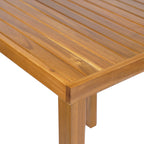 Seacliff Outdoor Acacia Wood Bar Table