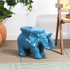 Elephant Ceramic Garden Stool