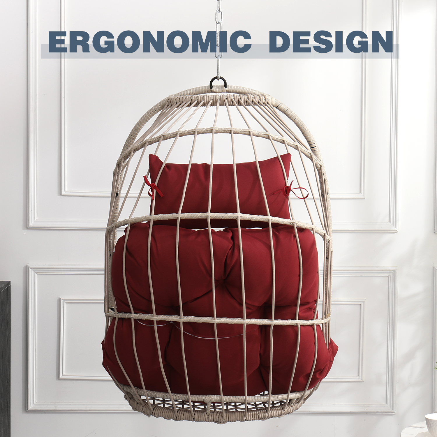 Folding Outdoor Egg Swing Chair