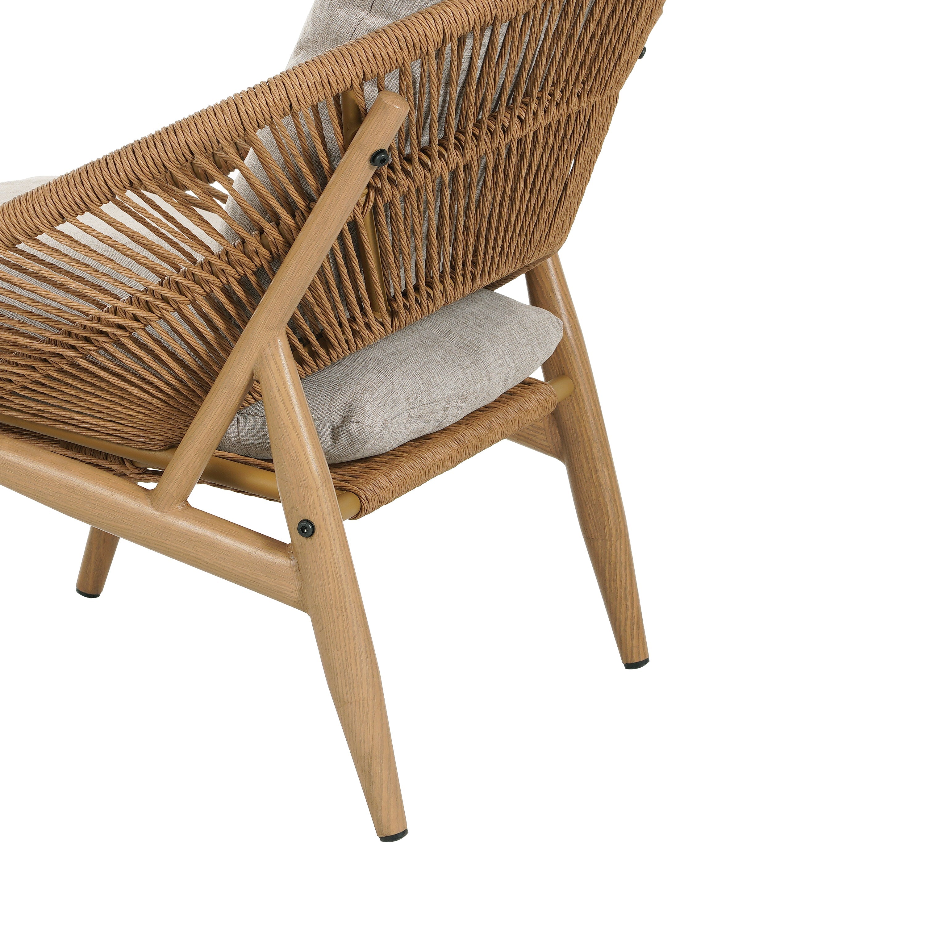 Cyril Outdoor Wicker Papasan Style Lounge Chair