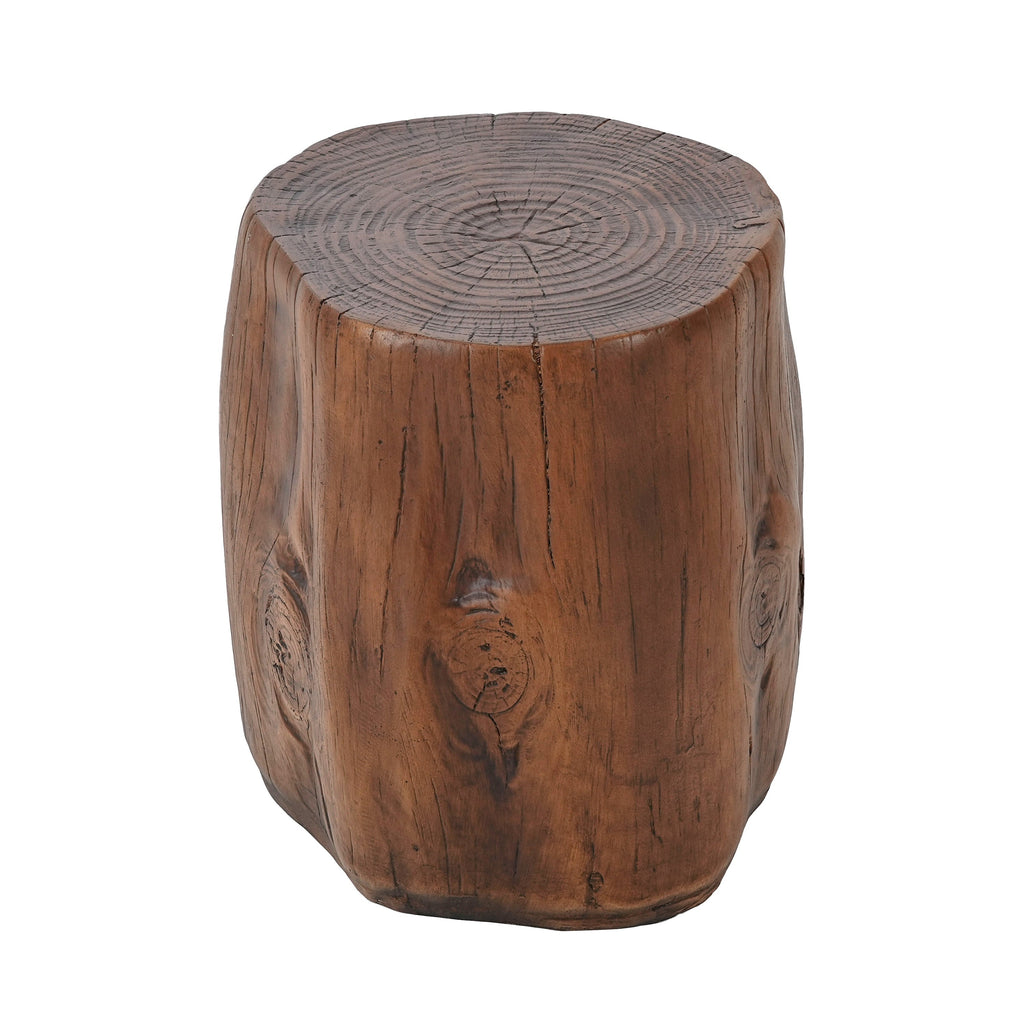 Tree Stump Outdoor Side Table