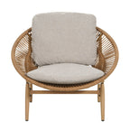 Cyril Outdoor Wicker Papasan Style Lounge Chair