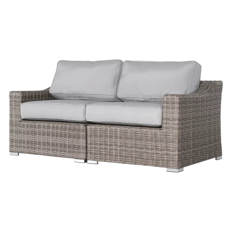 Laguna Sol Chic Wicker Outdoor Loveseat