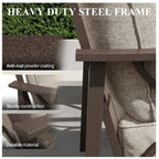 Marisol All-Weather Metal Armchairs, Set of 2
