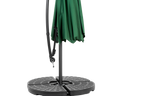 10' Offset Hanging Market Patio Umbrella w/Easy Tilt Adjustment, Base Not Included