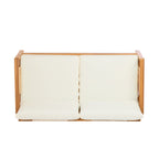 Khali 2 Piece Acacia Wood Outdoor Sofa Set with Cushions