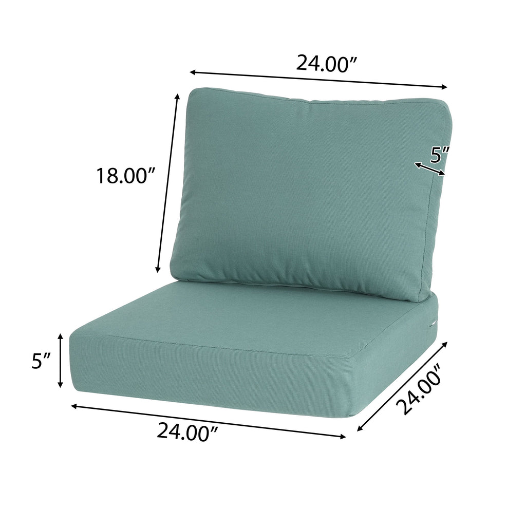 Noah Outdoor Club Chair Cushion Set, Seat Cushion and Back Cushion