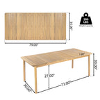 Abaco Acacia Wood Outdoor Dining Table