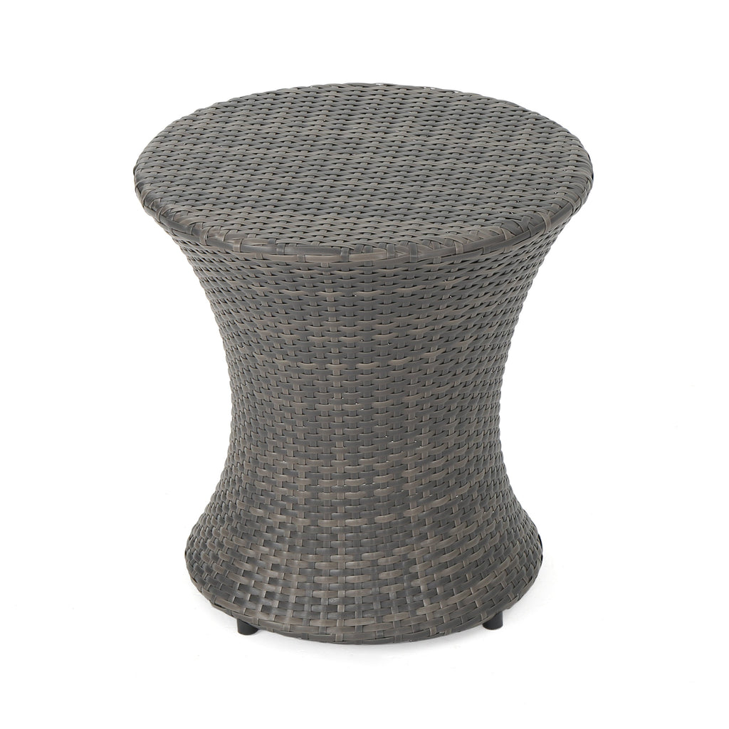 Thrive Hourglass Rattan Outdoor Side Table