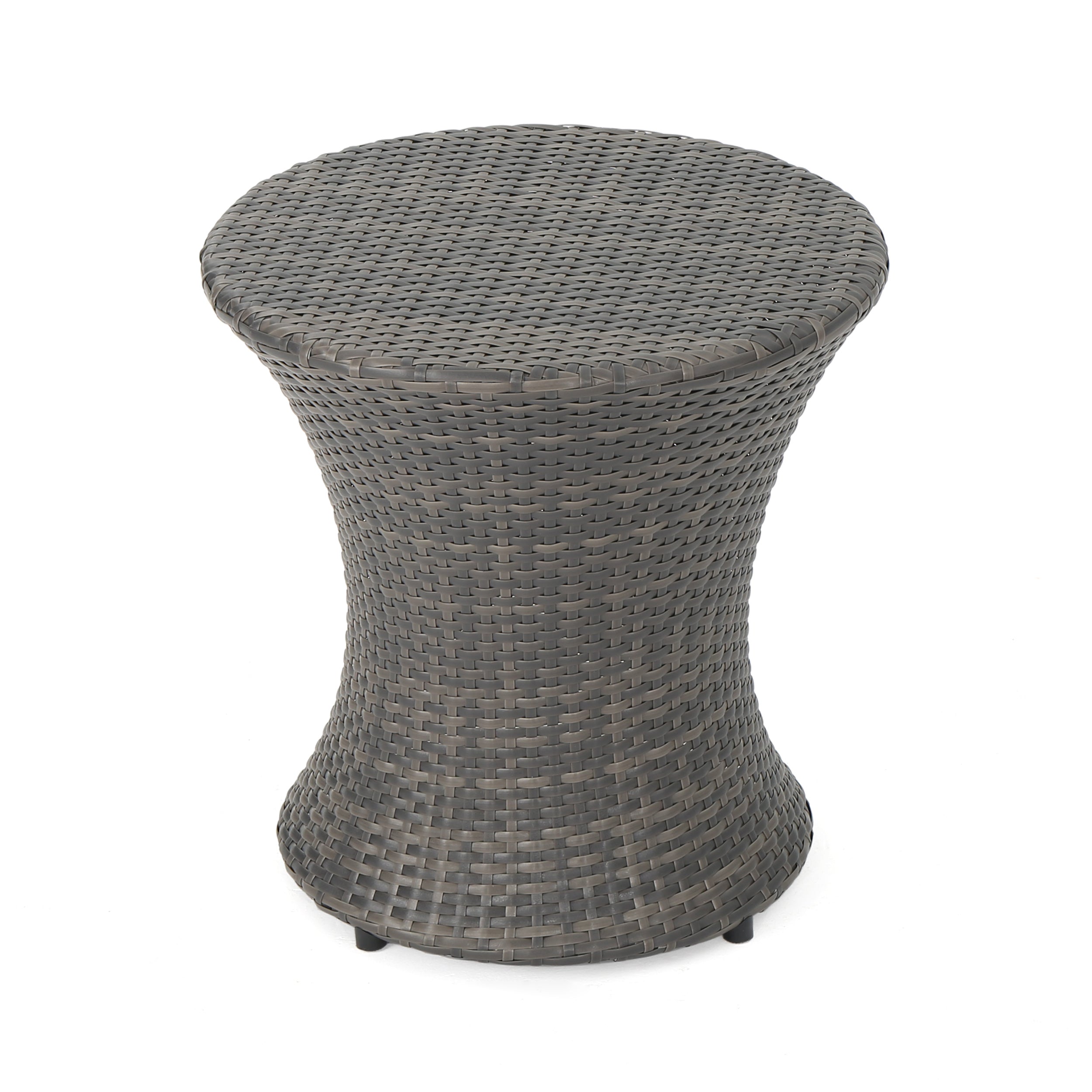 Thrive Hourglass Rattan Outdoor Side Table