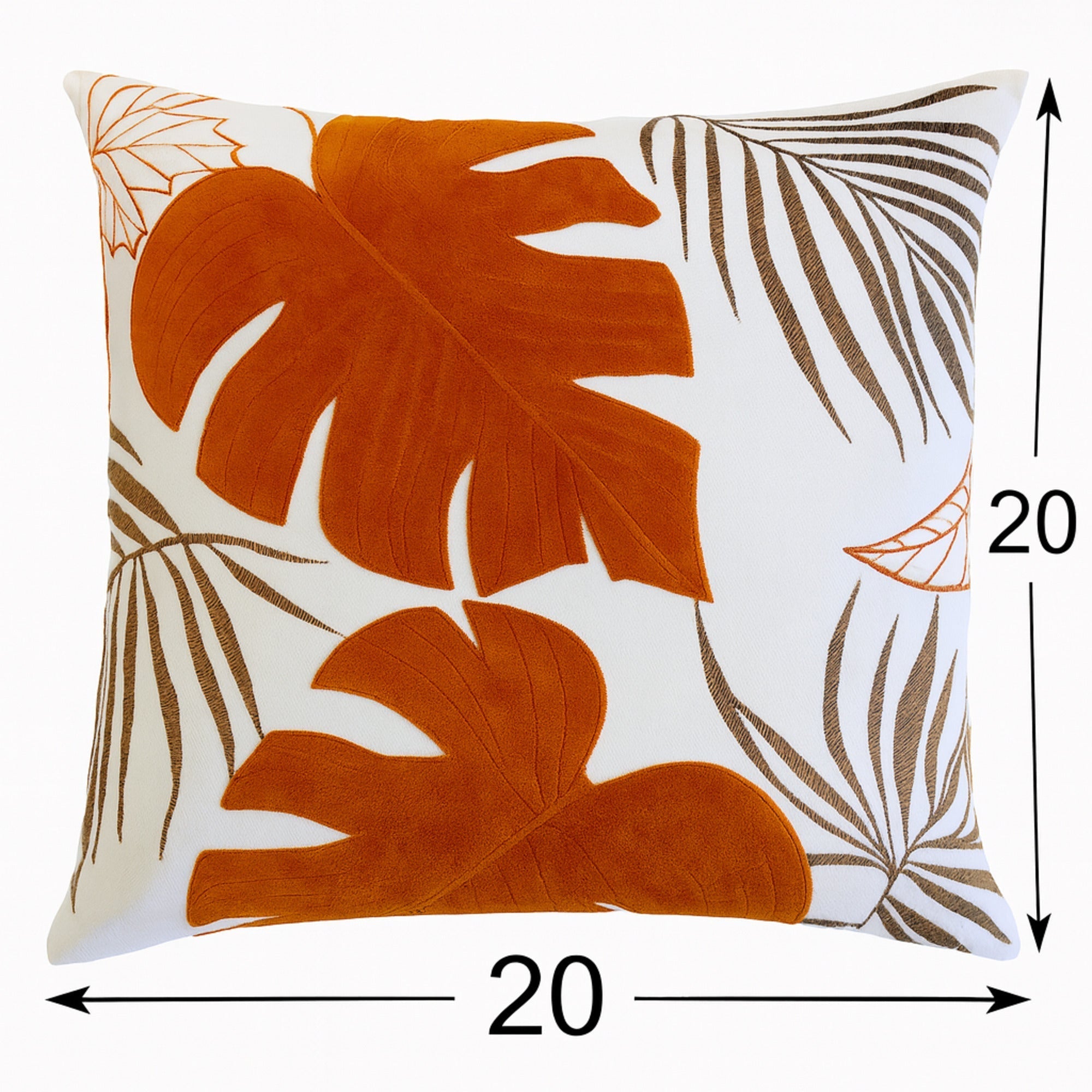 Monstera 20x20 Outdoor Throw Pillow
