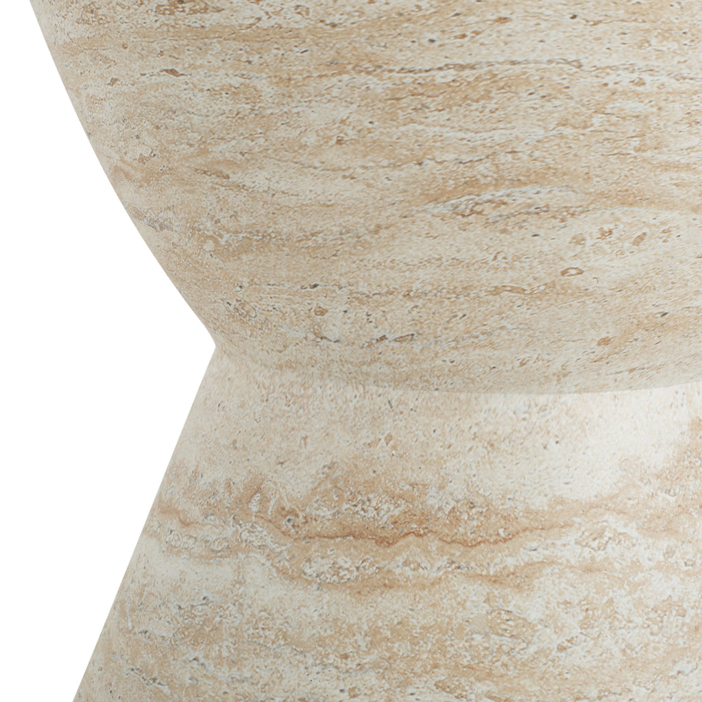 Hourglass Outdoor Lightweight Side Table
