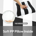 Black & White Outdoor Square Pillows, Set of 2