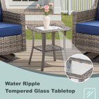 Tatum 3 Piece Outdoor Set with Swivel Rockers