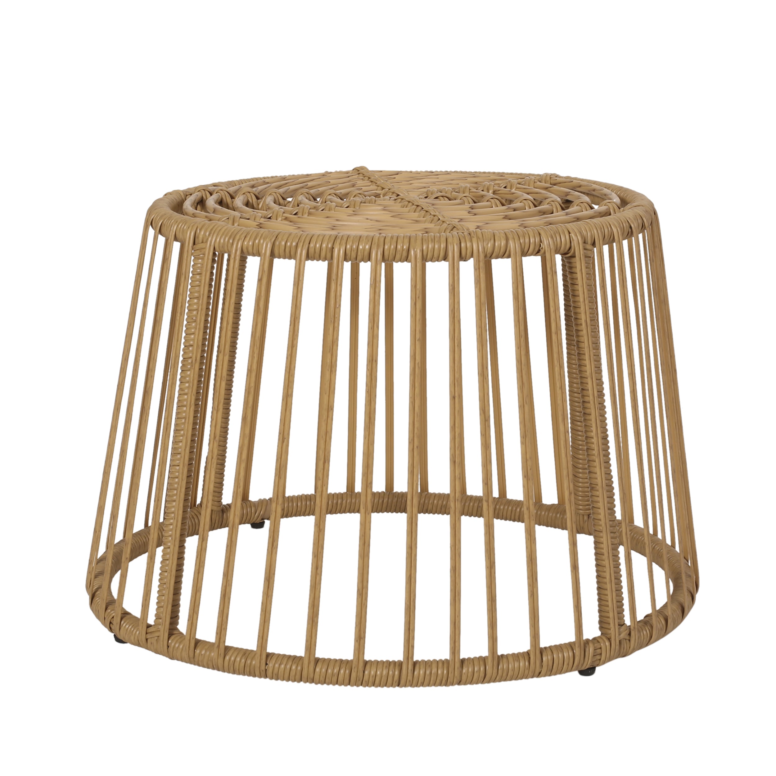 Enduring 2-Piece Rattan Patio Set with Club Chair and Side Table