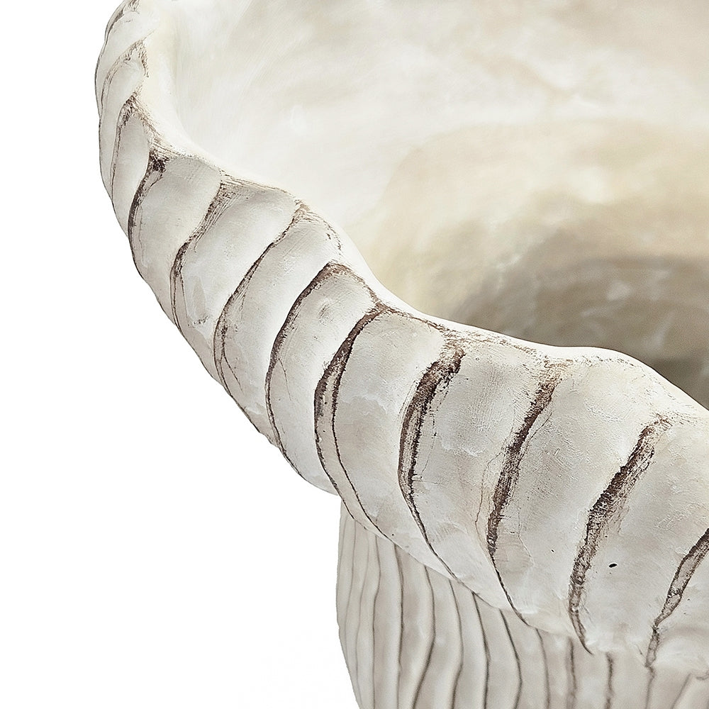 Coral Planter with Textured Finish