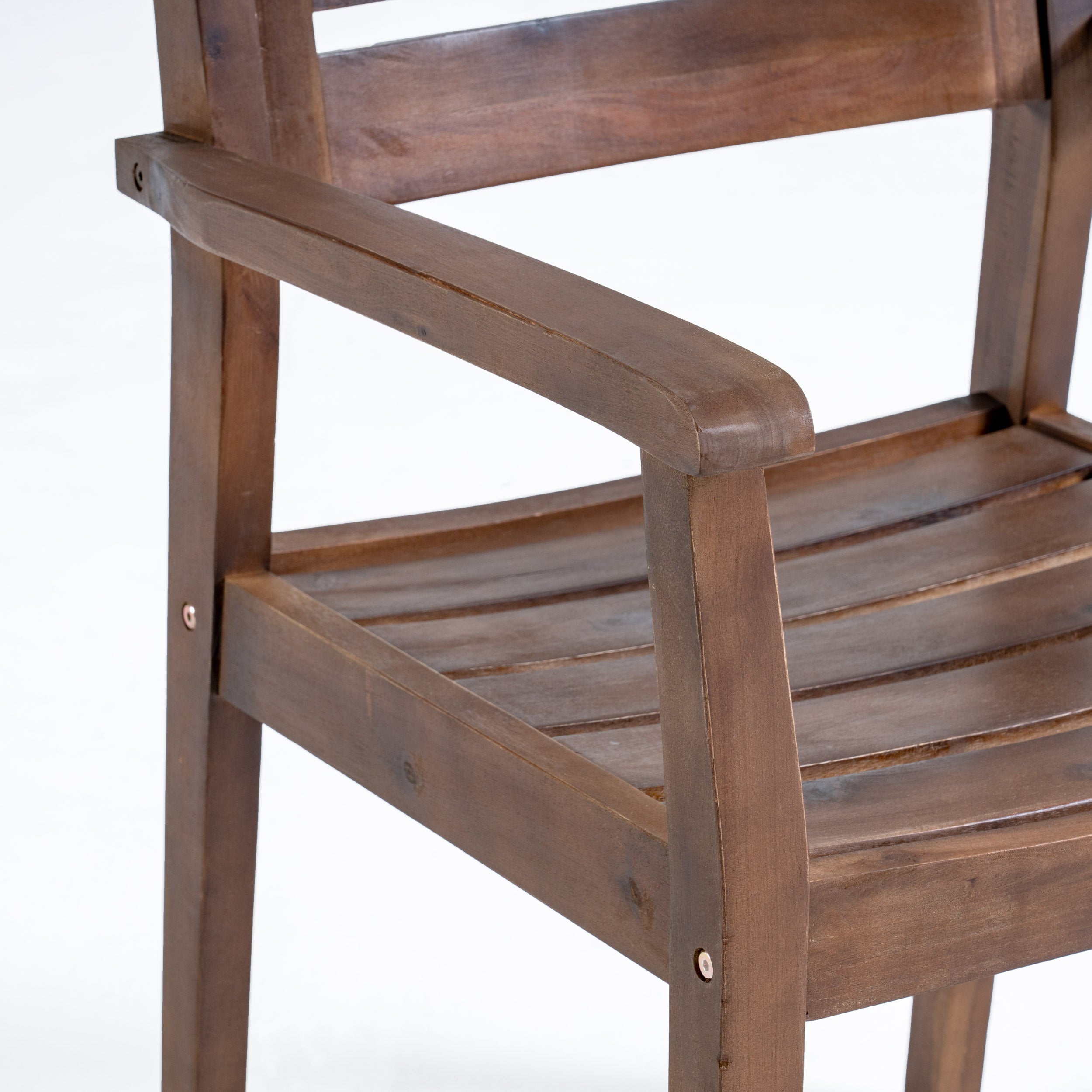 Stamford Outdoor Acacia Wood Dining Chairs, Set of 2