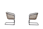 Maristella Outdoor Wicker Dining Chairs, Set of 2