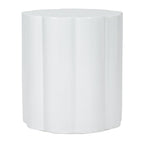 High-Gloss Magnesium Oxide Outdoor Side Table
