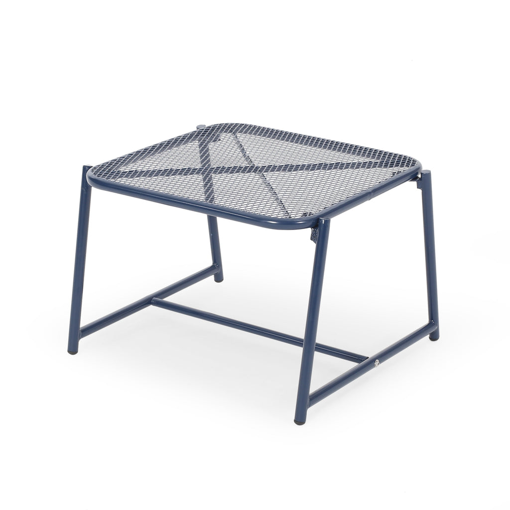 Kincaid Outdoor Modern Iron Side Table