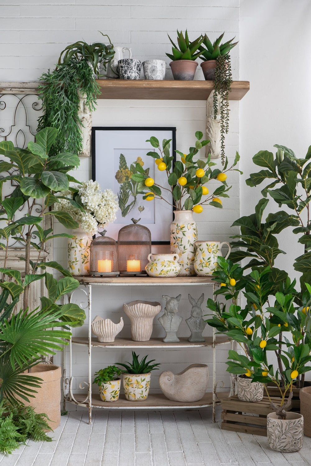 Coral Planter with Textured Finish