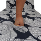 Tropical Indoor/Outdoor Chaise Lounge Chair Cushion with Ties, Set of 2