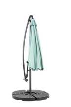 10' Offset Hanging Market Patio Umbrella w/Easy Tilt Adjustment, Base Not Included