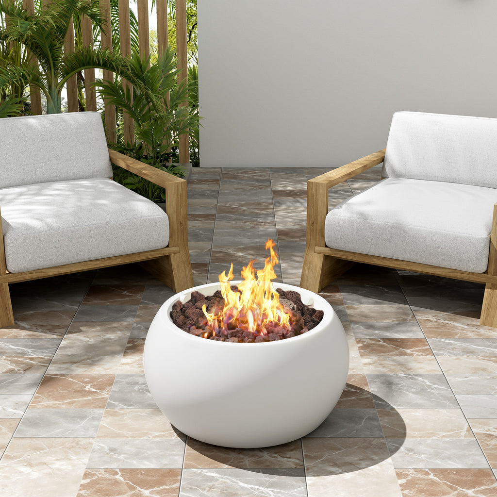 Patio MGO Propane Fire Pit, 40,000BTU, Tank Cover Not Provided
