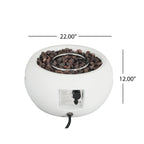 Patio MGO Propane Fire Pit, 40,000BTU, Tank Cover Not Provided