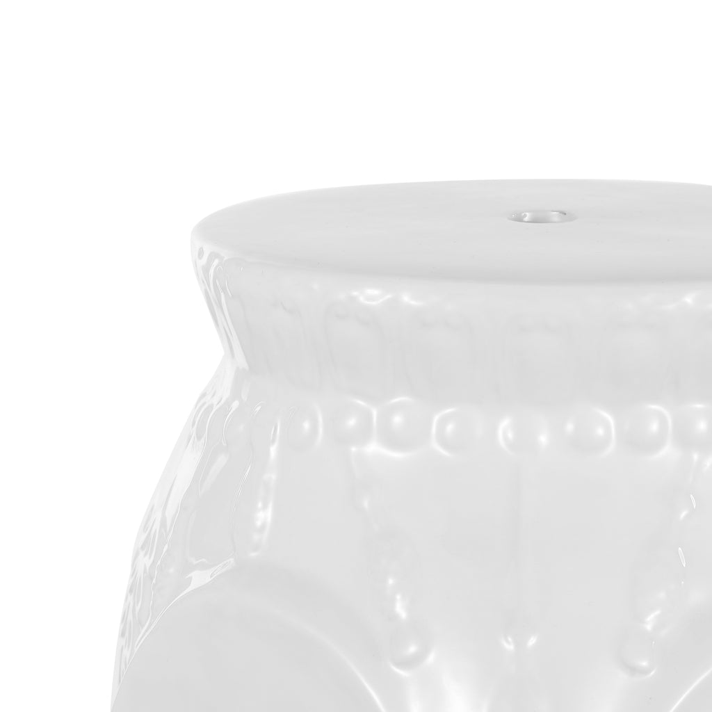 Orla Bohemian Elephant Ceramic Garden Stool