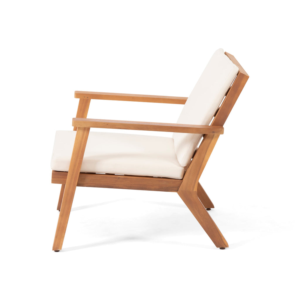 Brixton Outdoor Club Chair with Cushion, Set of 2
