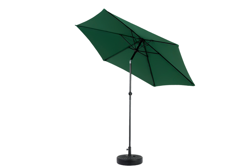 9' Outdoor Patio Umbrella Outdoor Table Umbrella with Push Button Tilt and Crank, Base Not Included