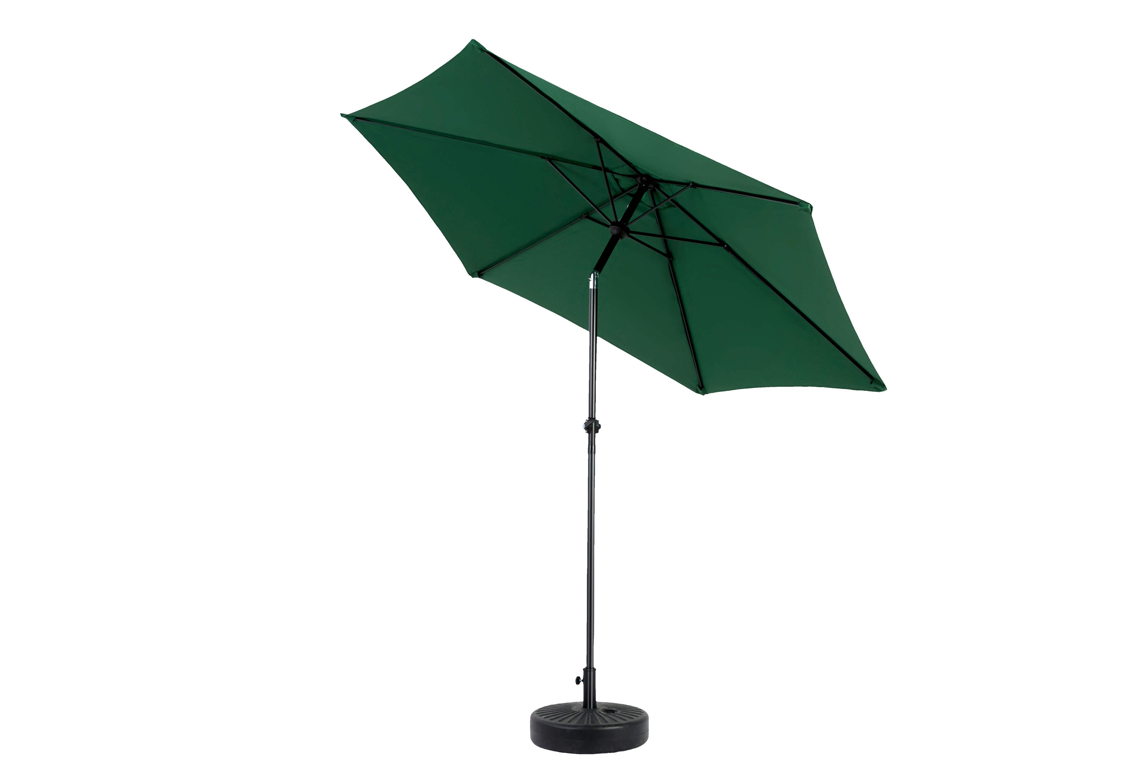 9' Outdoor Patio Umbrella Outdoor Table Umbrella with Push Button Tilt and Crank, Base Not Included