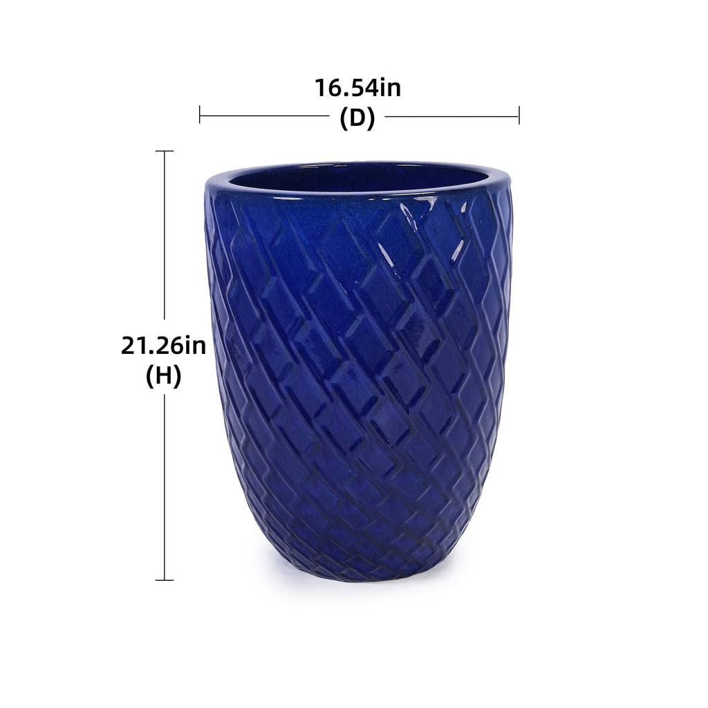 Elan Handmade White Ceramic Planter