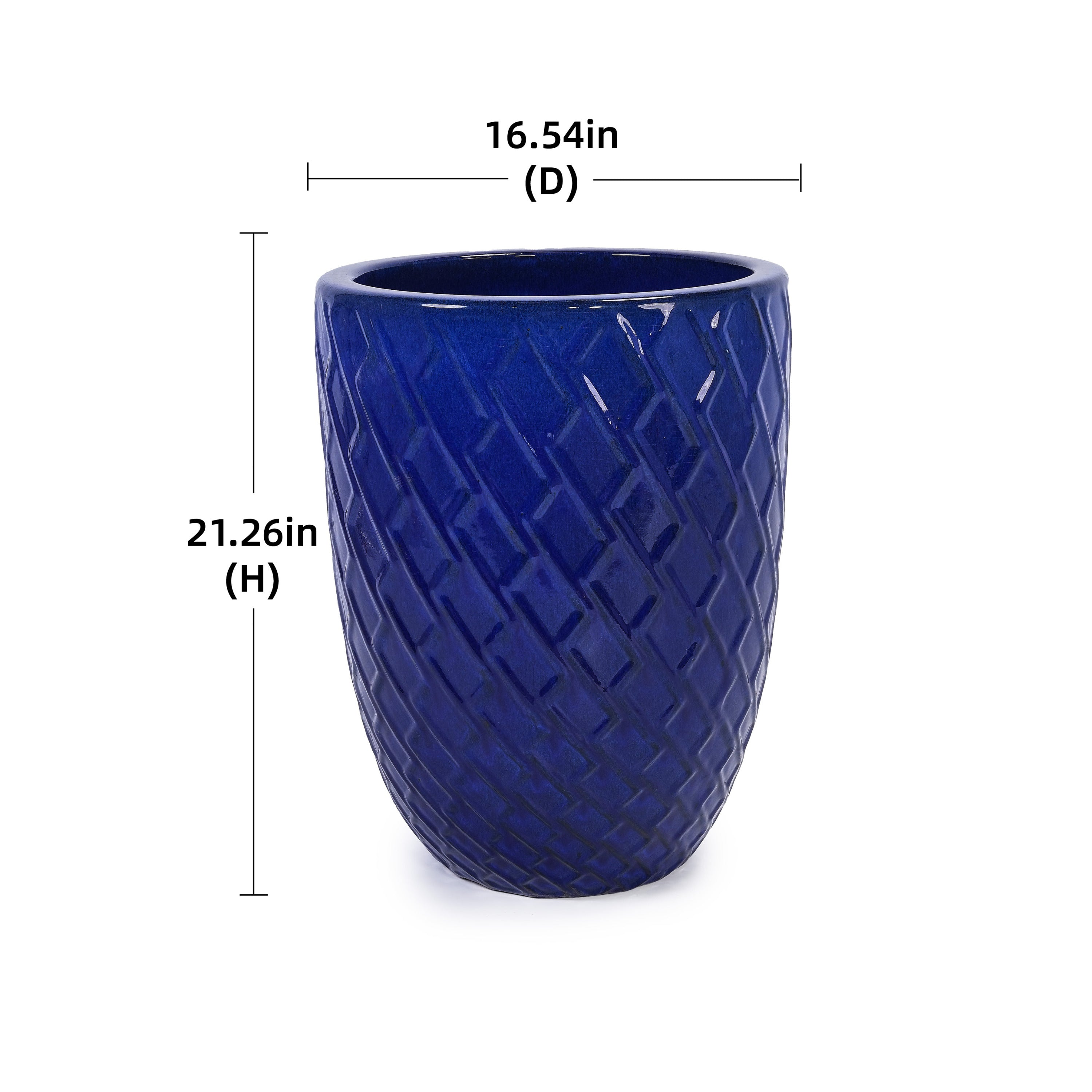 Elan Handmade White Ceramic Planter