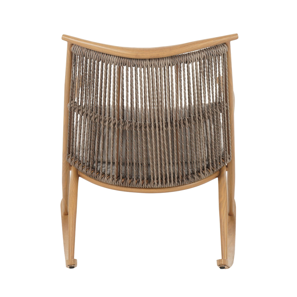 Modern Boho Outdoor Rocking Chair