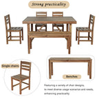 Acacia Wood Outdoor Dining Set