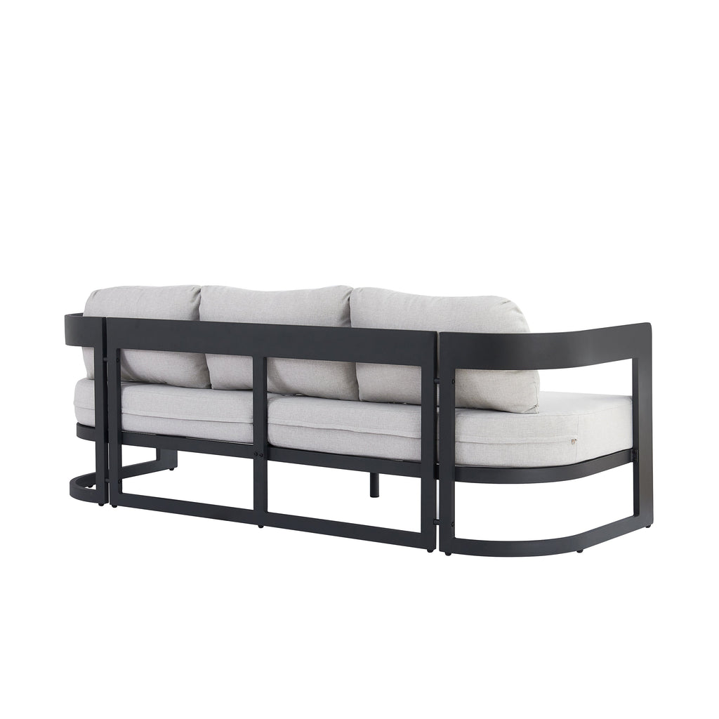 Elko Outdoor Patio Aluminum 3 Seater Sofa
