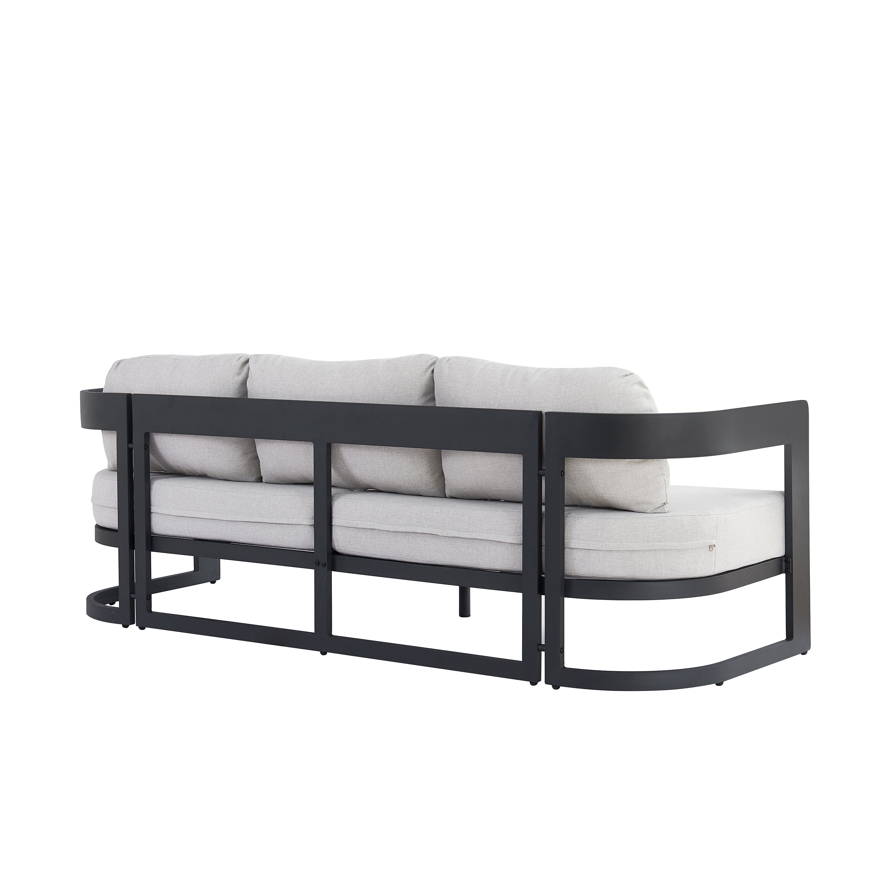 Elko Outdoor Patio Aluminum 3 Seater Sofa