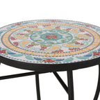 La Crescenta Mosaic Outdoor Side Table