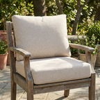 Noah Outdoor Club Chair Cushion Set, Seat Cushion and Back Cushion