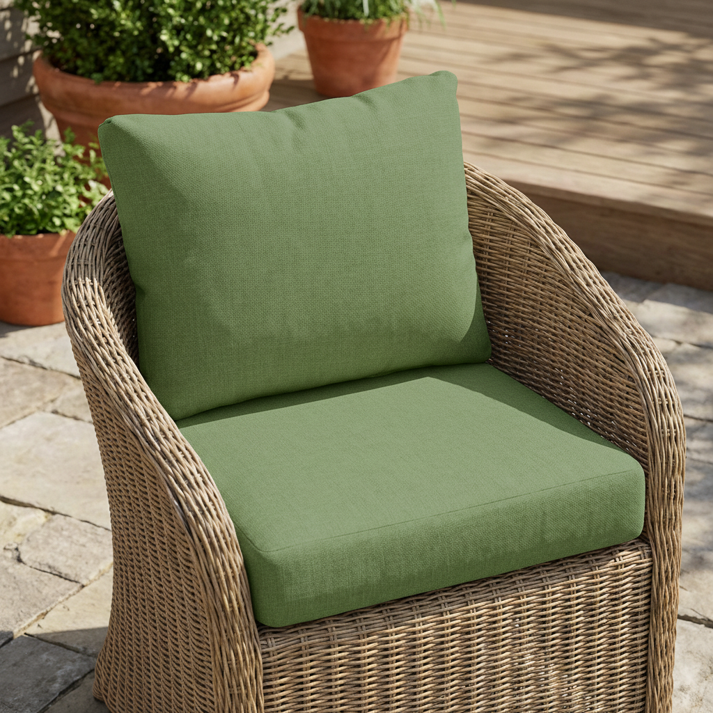 Noah Outdoor Club Chair Cushion Set, Seat Cushion and Back Cushion