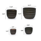 Ekon Handmade Ceramic Planter, Set of 4