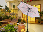 Parasol 9' Patio Umbrella with Lights