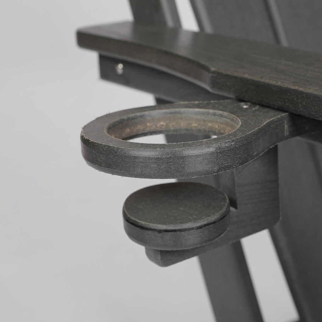 Composite Folding Adirondack Chair with Dual Cup Holder