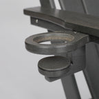 Composite Folding Adirondack Chair with Dual Cup Holder