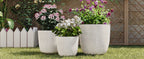 Lightweight Matte Textured Outdoor Planter