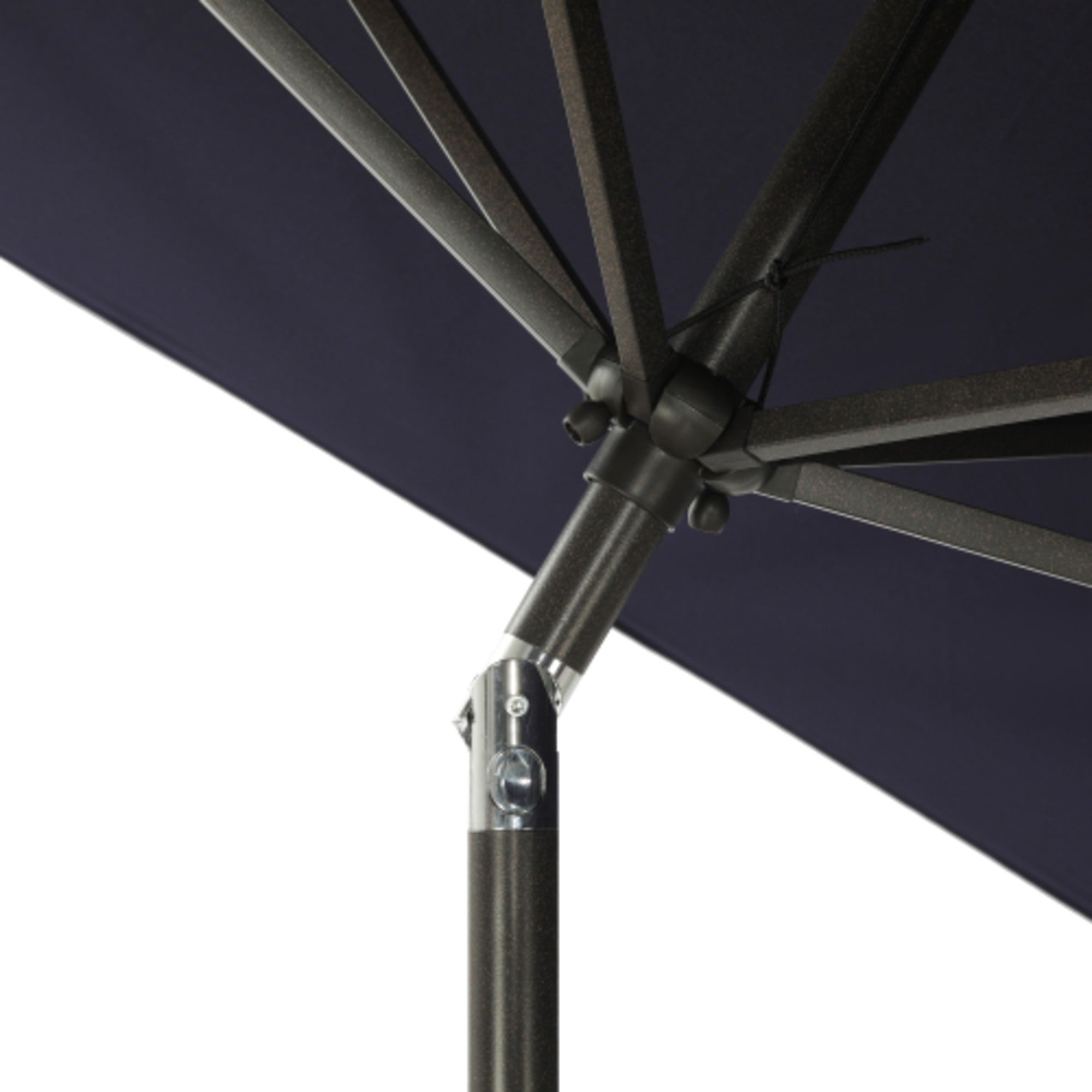 6.5 x 10 ft Rectangular Patio Umbrella with Crank, Base Not Included